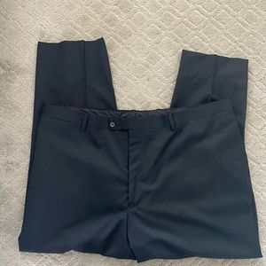 Men Cosani tailored black dress pants, size 40x30 (tag is 47x38 European size)